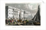 The new Custom House, from Billingsgate, City of London by William Tombleson