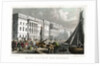 The new Custom House, from Billingsgate, City of London by William Tombleson