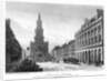 View of the Strand, Westminster, London by H le Keux