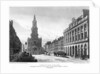 View of the Strand, Westminster, London by H le Keux