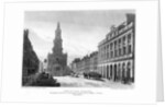 View of the Strand, Westminster, London by H le Keux