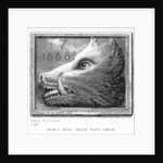 Inn sign from the Boar's Head Tavern, Eastcheap, London by J Tingle