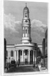 St Mary's Church, Wyndham Place, and District Rectory to St Mary Le Bone, London by Archer
