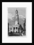 St Mary's Church, Wyndham Place, and District Rectory to St Mary Le Bone, London by Archer