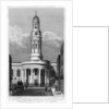 St Mary's Church, Wyndham Place, and District Rectory to St Mary Le Bone, London by Archer