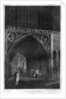 East entrance to Westminster Hall, London by Wallis