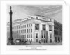 Morley's Hotel and Nelson's Column, Trafalgar Square, Westminster, London by Anonymous