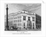 Morley's Hotel and Nelson's Column, Trafalgar Square, Westminster, London by Anonymous