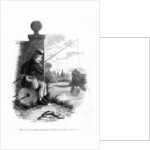 A man fishing illegally by Anonymous