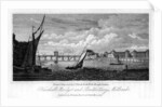 Vauxhall Bridge and Millbank Penitentiary, Westminster, London by JC Varrall