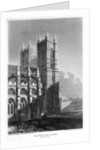 Western towers, Westminster Abbey, London by Matthews