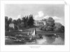 'Hampton House, the seat of Mr Garrick', Hampton, Richmond upon Thames, London by William Radclyffe