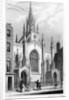 New Church, Little Queen Street, Holborn, London by Thomas Hosmer Shepherd