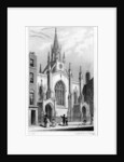 New Church, Little Queen Street, Holborn, London by Thomas Hosmer Shepherd