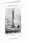 The Duke of York's Column from St James's Park, Westminster, London by Anonymous
