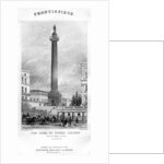 The Duke of York's Column from St James's Park, Westminster, London by Anonymous
