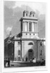 Church of St Mary Woolnoth, Lombard Street, City of London by R Acon