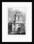 Church of St Mary Woolnoth, Lombard Street, City of London by R Acon