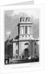 Church of St Mary Woolnoth, Lombard Street, City of London by R Acon