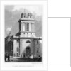 Church of St Mary Woolnoth, Lombard Street, City of London by R Acon
