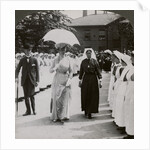Her Majesty walking through the guard of honour of nurses of RN Hospital, Hull by Realistic Travels Publishers