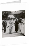 Her Majesty walking through the guard of honour of nurses of RN Hospital, Hull by Realistic Travels Publishers