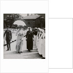 Her Majesty walking through the guard of honour of nurses of RN Hospital, Hull by Realistic Travels Publishers