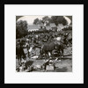 Troops feeding their horses and resting on the march, World War I by Realistic Travels Publishers