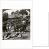 Troops feeding their horses and resting on the march, World War I by Realistic Travels Publishers