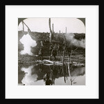 Soldiers crossing the river Ancre, Battle of the Somme, France, World War I by Realistic Travels Publishers