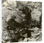 Giving water to a wounded pal, Hooge, Ypres, Belgium, World War I by Realistic Travels Publishers