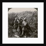 Interrogating a German prisoner to obtain information, World War I by Realistic Travels Publishers