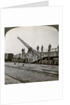 16 inch railway gun which pulverised the Hindenburg Line, World War I, France by Realistic Travels Publishers