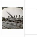 16 inch railway gun which pulverised the Hindenburg Line, World War I, France by Realistic Travels Publishers