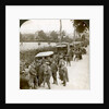 Ammunition convoy parked in a Flanders lane awaiting orders, World War I by Realistic Travels Publishers