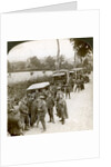 Ammunition convoy parked in a Flanders lane awaiting orders, World War I by Realistic Travels Publishers