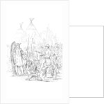 Painting a portrait of a Native American by Anonymous