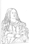 Portrait of a Native American woman by Myers and Co