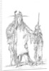 Portrait of 'Eagle Ribs', Native American Man by Myers and Co