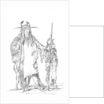 Portrait of 'Eagle Ribs', Native American Man by Myers and Co