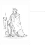 Portrait of 'Iron Horn', Native American man by Myers and Co