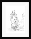 Portrait of 'Woman Who Strikes Many', Native American woman by Myers and Co