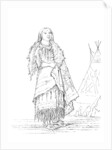 Portrait of 'Woman Who Strikes Many', Native American woman by Myers and Co