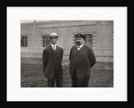 Wilbur Wright, American aviator, and Leon Bollee, French inventor and car manufacturer by Anonymous