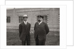 Wilbur Wright, American aviator, and Leon Bollee, French inventor and car manufacturer by Anonymous