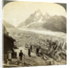 Mer de Glace from the 'Chapeau', near Chamonix, France by Underwood & Underwood