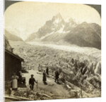 Mer de Glace from the 'Chapeau', near Chamonix, France by Underwood & Underwood
