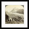 Mer de Glace from the 'Chapeau', near Chamonix, France by Underwood & Underwood