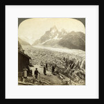 Mer de Glace from the 'Chapeau', near Chamonix, France by Underwood & Underwood