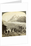 Mer de Glace from the 'Chapeau', near Chamonix, France by Underwood & Underwood